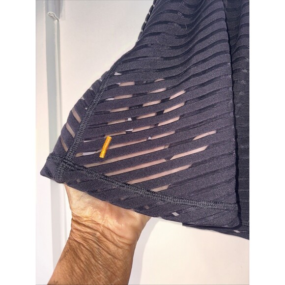 Ladies Black Pickleball Skort Sheer Flare Blk W30” - Picture 3 of 5